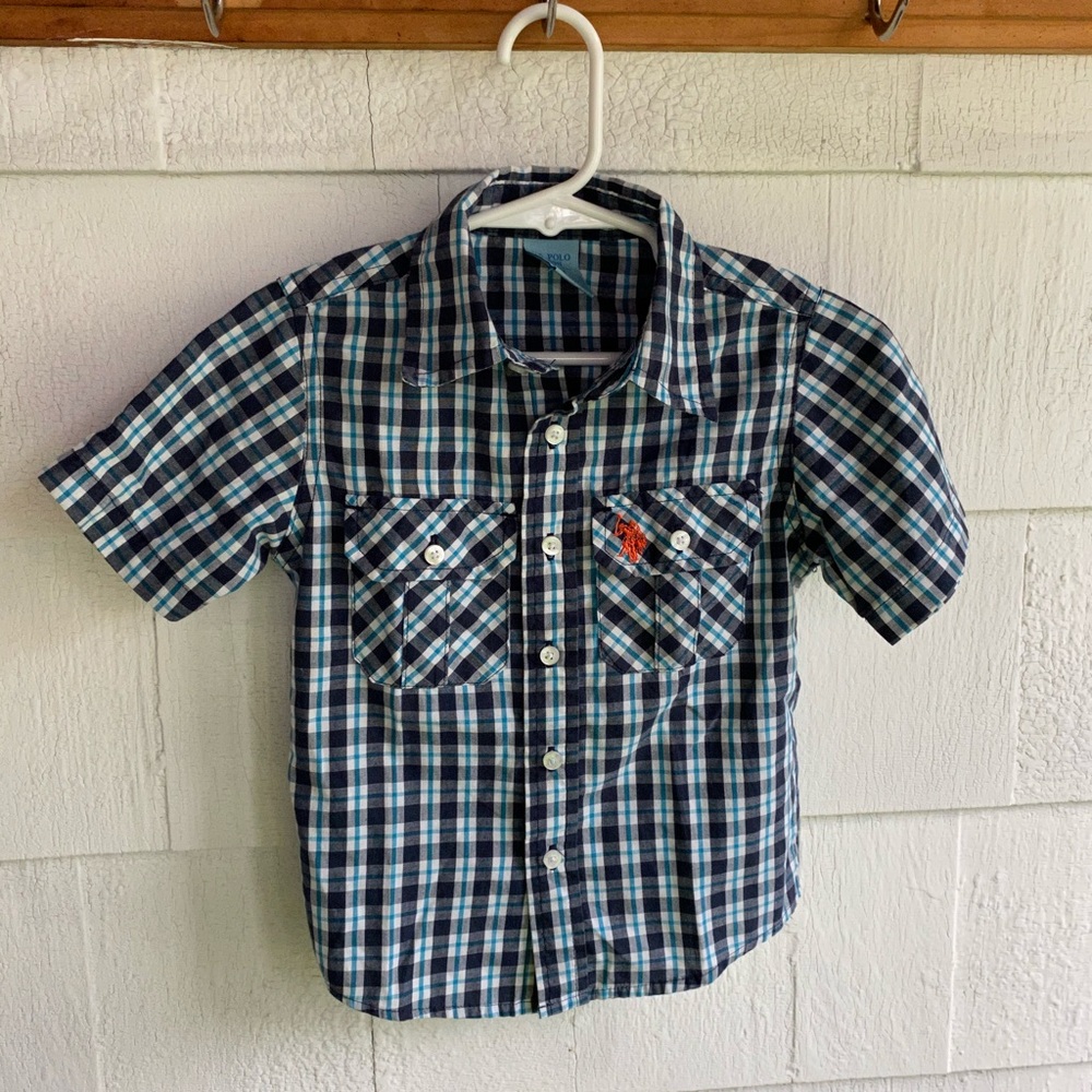 3T Polo Sport Short Sleeve Button-up